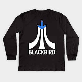 Blackbird Jet Kids Long Sleeve T-Shirt